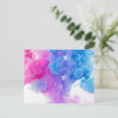 プルー絵を描ズ ポストカード (スタンド正面)