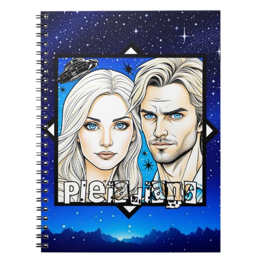 プレアディアンのエキストラフアソファーとUFO ノートブック (正面)