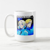 プレアディアンエイリアンレースとUFO コーヒーマグカップ (左)