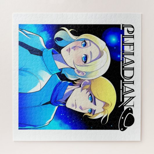 プレアディアンエイリアンレースとUFO ジグソーパズル (横)