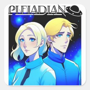 プレアディアンエイリアンレースとUFO スクエアシール