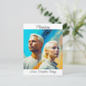 プレアディアン星人異星人種族 ポストカード (スタンド正面)