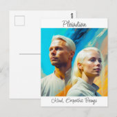 プレアディアン星人異星人種族 ポストカード (正面/裏面)