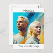 プレアディアン星人種族 ポストカード (正面/裏面)