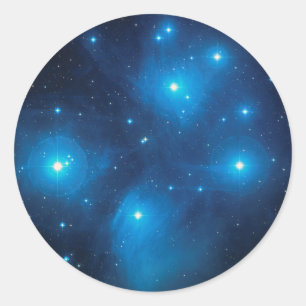 プレアデス星団 ラウンドステッカー ラウンドシール