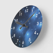 プレアデス星団 ラウンド壁時計 (傾斜)