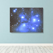 プレアデス(M45) キャンバスプリント (インサイチュ (ウッドフロア))