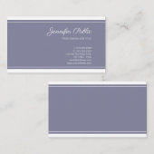 プレイお洒落ンエレガントカラープロフェッショナルシモダンック 名刺 (正面/裏面)