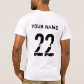 プレイオフヒードホッケーシャーシー、名前&番号 Tシャツ (裏面)