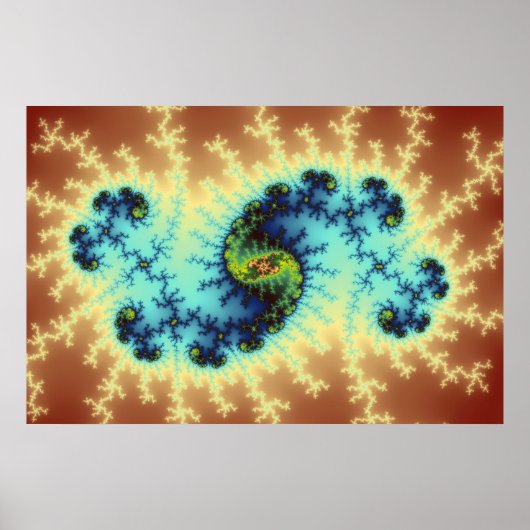 プレイキャスト内 – Fractal Art ポスター (正面)