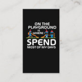 プレイグおもしろいラウンド引用文-キッズプレイパおもしろいーク 名刺 (正面)