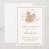 プレイグラウンドアドベンチャー誕生日招待状 (正面/裏面)