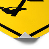 プレイグラウンドエリアハイウェイサイン ポスター (角)