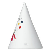 プレイグラウンドキッズボーイズガールズ誕生日名前をカスタムする パーティーハット (右)