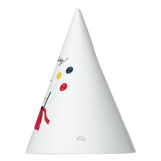 プレイグラウンドキッズボーイズガールズ誕生日名前をカスタムする パーティーハット (右)