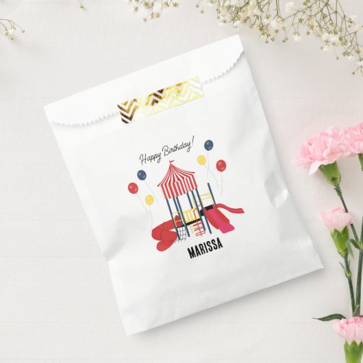 プレイグラウンドキッズボーイズガールズ誕生日名前をカスタムする フェイバーバッグ (封をした状態)