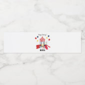 プレイグラウンドキッズボーイズガールズ誕生日名前をカスタムする ペットボトルラベル (シングルラベル)