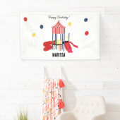 プレイグラウンドキッズボーイズガールズ誕生日名前をカスタムする 横断幕 (インサイチュ)