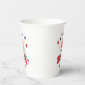 プレイグラウンドキッズボーイズガールズ誕生日名前をカスタムする 紙コップ (右)