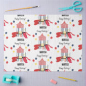 プレイグラウンドキッズボーイズガールズ誕生日名前をカスタムする 薄葉紙 (クラフト)