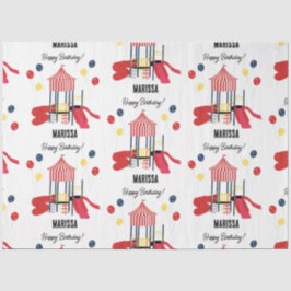 プレイグラウンドキッズボーイズガールズ誕生日名前をカスタムする 薄葉紙