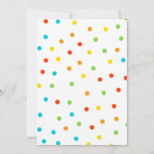 プレイグラウンドバースデーパーティーアレンジメントパークアウトドア 招待状 (裏面)