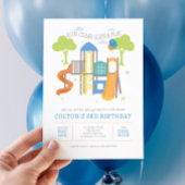 プレイグラウンドパーティーアットザパーク誕生日招待状 招待状