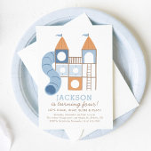 プレイグラウンドパーティーインザパークボーイ誕生日 招待状