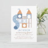 プレイグラウンドパーティーインザパークボーイ誕生日 招待状 (スタンド正面)