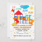 プレイグラウンドレッド招待状 招待状 (正面)