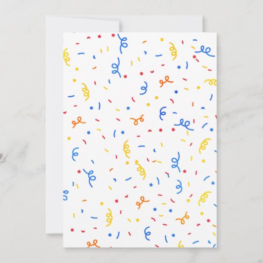 プレイグラウンドレッド招待状 招待状 (裏面)