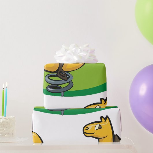 プレイグラウンド春ホースラッピング紙 ラッピングペーパー