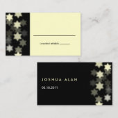 プレイスカードダビデの星をスポットライトで照らします プレイスカード (正面/裏面)