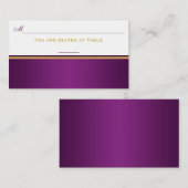 プレイスカード又はエスコートカード プレイスカード (正面/裏面)