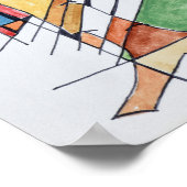 プレイスダウフィン |パリ、Ile de la Cite ポスター (角)