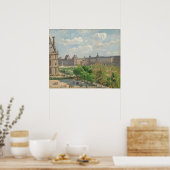 プレイスデュカルーセルカミーユピサロファインアート ポスター (キッチン)