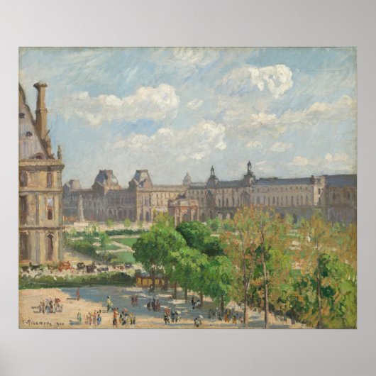 プレイスデュカルーセルカミーユピサロファインアート ポスター (正面)