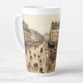 プレイスデュシアターフランカイスパリレインバイピサロ カフェラテマグ (左アングル)