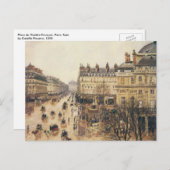 プレイスデュシアターフランカイスパリレインバイピサロ ポストカード (正面/裏面)