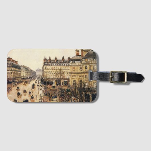 プレイスデュシアターフランカイスパリレインバイピサロ ラゲッジタグ (正面横)