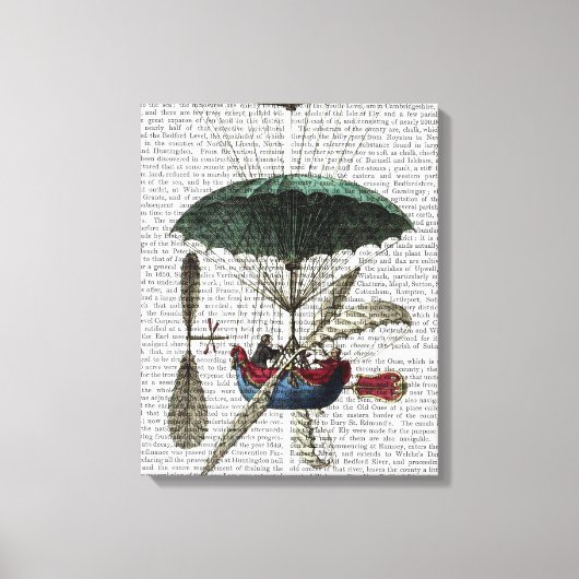 プレイスデュルーヴルホットエアバルーン キャンバスプリント (正面)