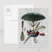 プレイスデュルーヴルホットエアバルーン ポストカード (正面/裏面)