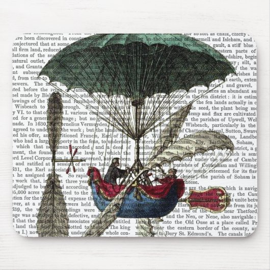 プレイスデュルーヴルホットエアバルーン マウスパッド (正面)