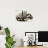 プレイスデラコンコルド，パリ ポスター (ホームオフィス)