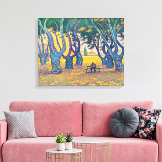 プレイスデリスセントトロペス | Paul Signac | キャンバスプリント (インサイチュ (リビング))