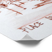 プレイスデヴォージュ |パリ，マレ ポスター (角)