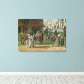 プレイスドゥラポート – パリインフロント キャンバスプリント (インサイチュ (ウッドフロア))