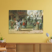 プレイスドゥラポート – パリインフロント キャンバスプリント (インサイチュ (リビング))