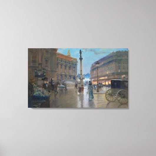 プレイスドゥロペラパリ キャンバスプリント (正面)