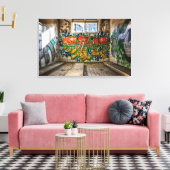 プレイス失ったズ放棄建物通りアート キャンバスプリント (インサイチュ (リビング))